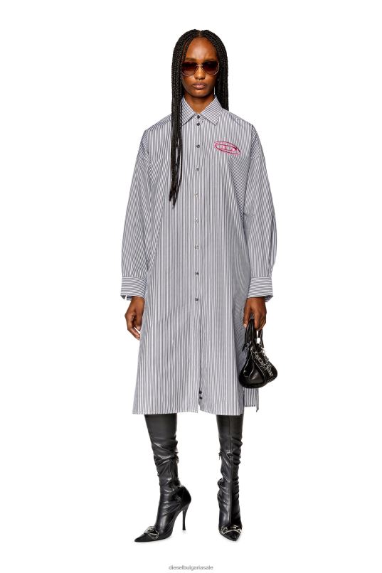 бг Diesel Жени d-lun-ивица Черно бяла N2F26817 облекло