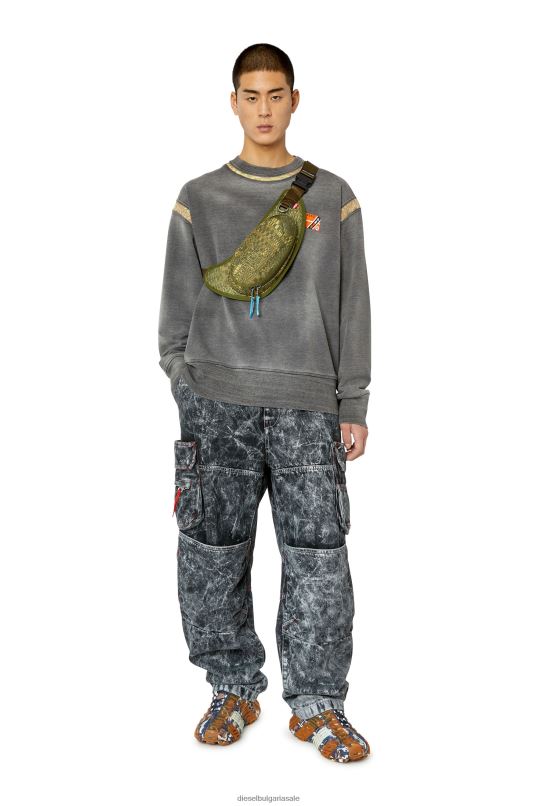 бг Diesel мъже 1dr-pod crossbody военно зелено N2F26485 аксесоар