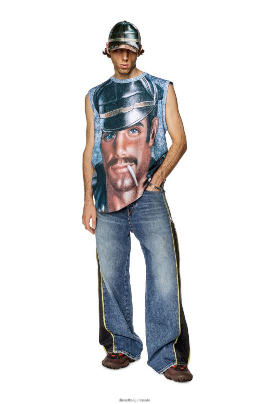 бг Diesel мъже pr-t-bisco-longer лазурен N2F26255 облекло