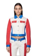 бг Diesel Жени де-тънък бяло/червено N2F26757 облекло - Image 3
