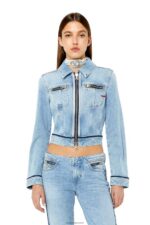бг Diesel Жени de-slimmy-re светло синьо N2F26759 облекло - Image 3