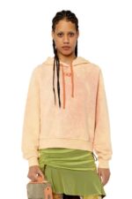 бг Diesel Жени f-reggy-hood-g2 оранжево N2F26895 облекло - Image 3