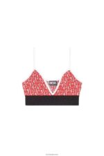 бг Diesel Жени m-athilde-top черно/червено N2F26879 облекло - Image 2
