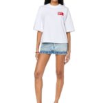 бг Diesel Жени t-rowylabel бяло N2F26922 облекло