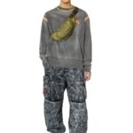 бг Diesel мъже 1dr-pod crossbody военно зелено N2F26485 аксесоар