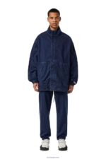 бг Diesel мъже ветровка d-rodney joggjeans тъмно синьо N2F2637 облекло - Image 3