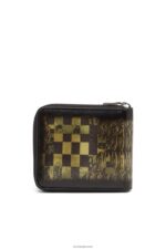 бг Diesel мъже двойно сгънат цип за монети xs черно/зелено N2F26565 аксесоар - Image 2
