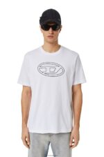 бг Diesel мъже т-просто-биговал бяло N2F26195 облекло - Image 3