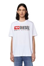 бг Diesel мъже т-току-що-разделен бяло N2F26284 облекло - Image 3