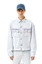бг Diesel мъже d-lillo яке за шофьор на камион светло синьо N2F2654 облекло - Image 3