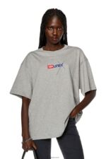 бг Diesel мъже dx-t-nетикет сиво N2F26272 облекло - Image 6