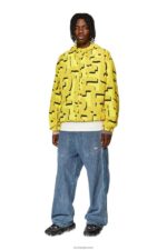 бг Diesel мъже j-jass-mon-print жълто N2F2620 облекло