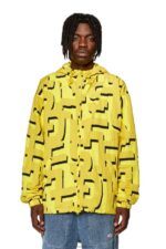 бг Diesel мъже j-jass-mon-print жълто N2F2620 облекло - Image 5