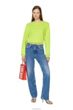 бг Diesel мъже s-ginn-d зелен флуо N2F2696 облекло - Image 6
