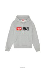 бг Diesel мъже s-ginn-hood-div сиво N2F26142 облекло - Image 2
