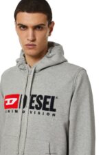бг Diesel мъже s-ginn-hood-div сиво N2F26142 облекло - Image 5