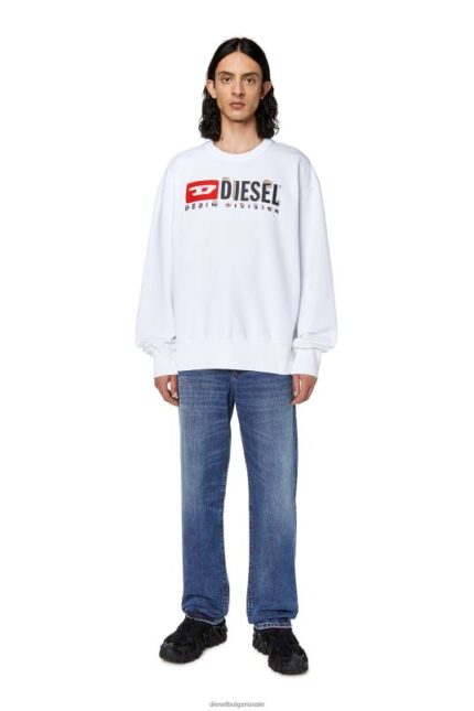 бг Diesel мъже s-macs-divstroyed бяло N2F26160 облекло