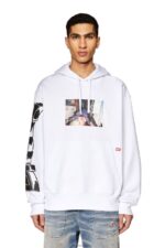 бг Diesel мъже s-macs-hood-l3 бяло N2F26127 облекло - Image 5