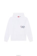 бг Diesel мъже s-macs-hood-l4 бяло N2F26137 облекло - Image 2
