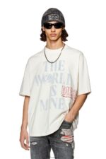 бг Diesel мъже t-измиване-l7 бяло N2F26256 облекло - Image 3
