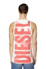 бг Diesel мъже t-повдигане-e1 бяло N2F26202 облекло - Image 5