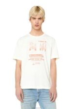 бг Diesel мъже t-просто-процепи-g1 бяло N2F26209 облекло - Image 3