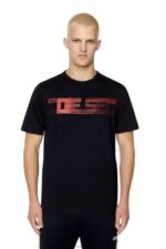 бг Diesel мъже t-просто-e19 черен N2F26234 облекло - Image 3