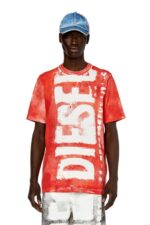 бг Diesel мъже t-просто-g12 червен N2F26184 облекло - Image 3