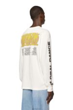 бг Diesel мъже t-просто-ls-l3 бяло N2F26264 облекло - Image 5