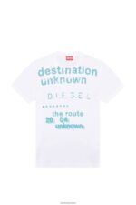 бг Diesel мъже t-diegor-k63 бяло N2F26250 облекло - Image 2
